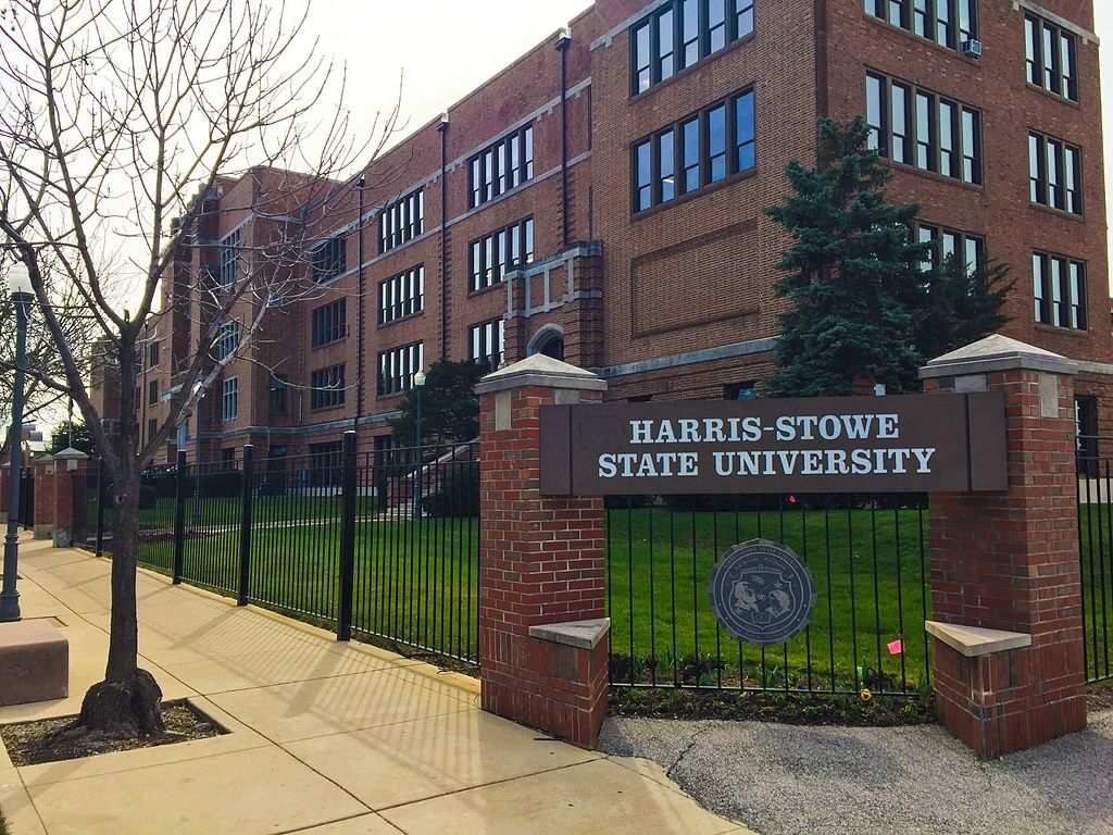 The main entrance of Harris-Stowe State University. Photo provided by Harris-Stowe State University